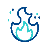 Gas fitting icon
